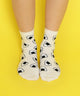 フード総柄ソックス/ブラック(おにぎり)