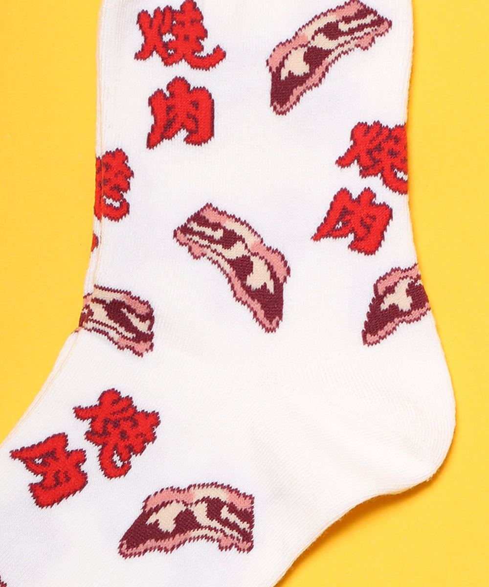 フード総柄ソックス