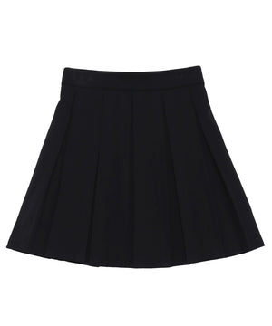 ボックスプリーツミニスカート