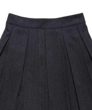 ボックスプリーツミニスカート