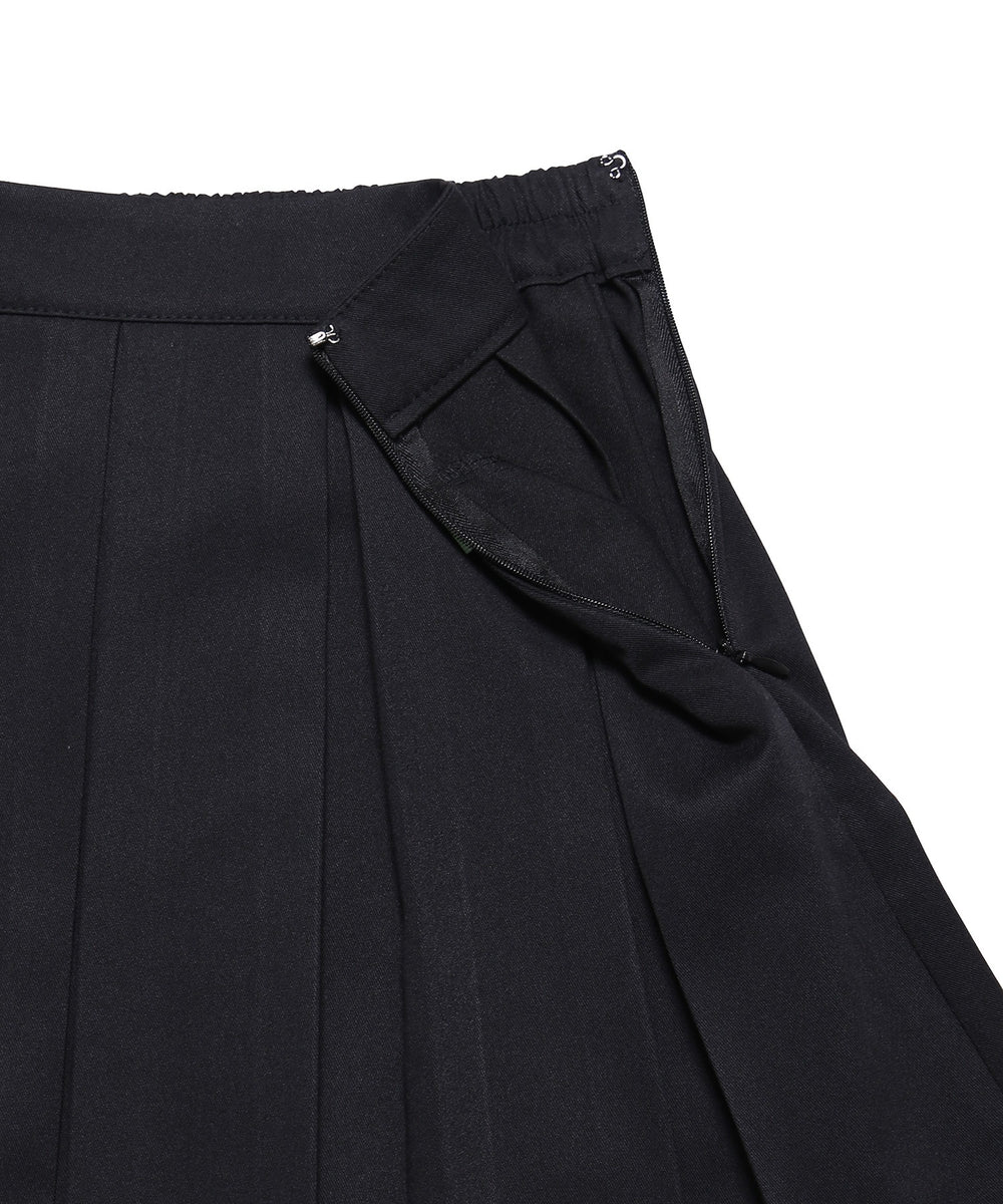 ボックスプリーツミニスカート