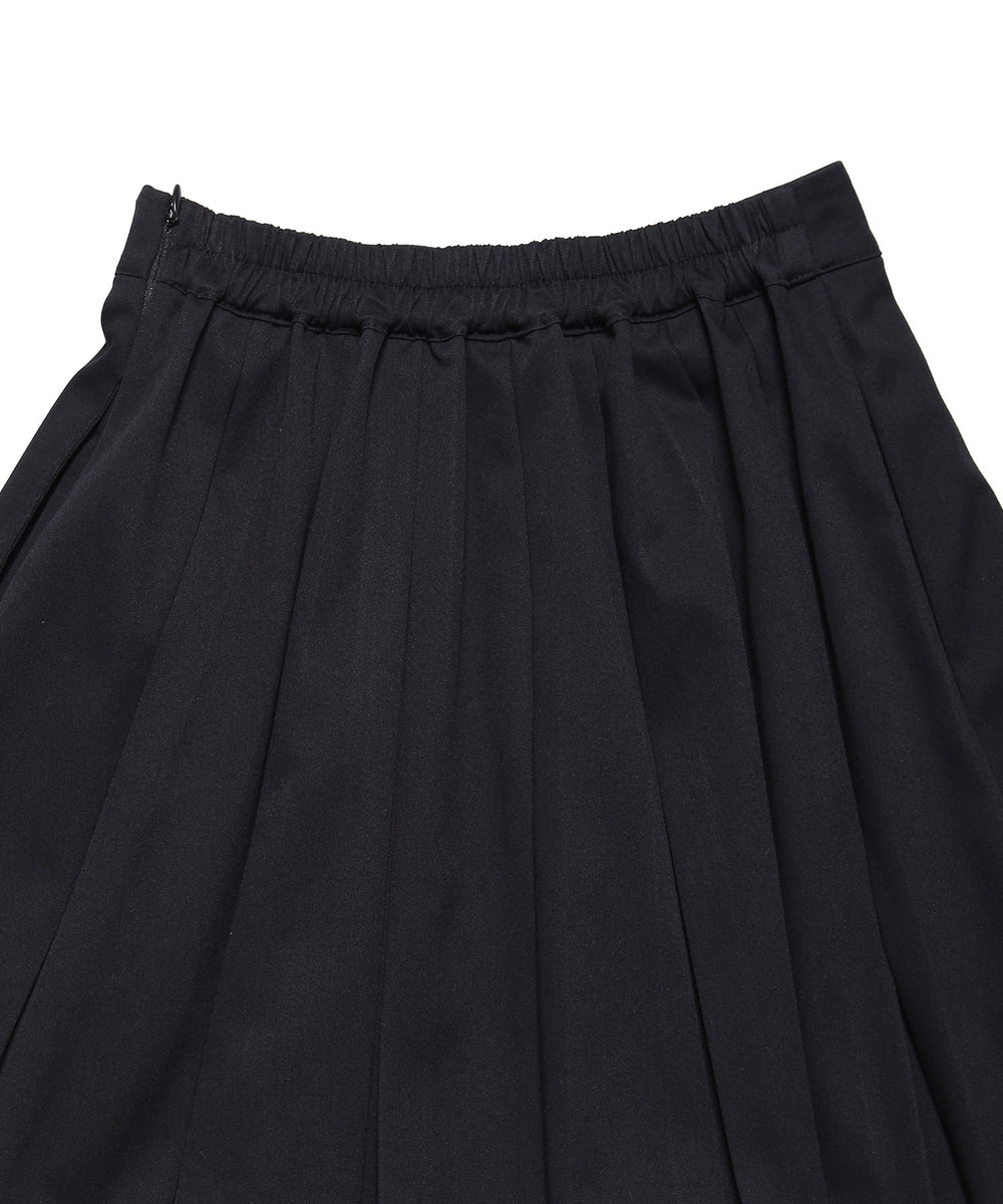 ボックスプリーツミニスカート