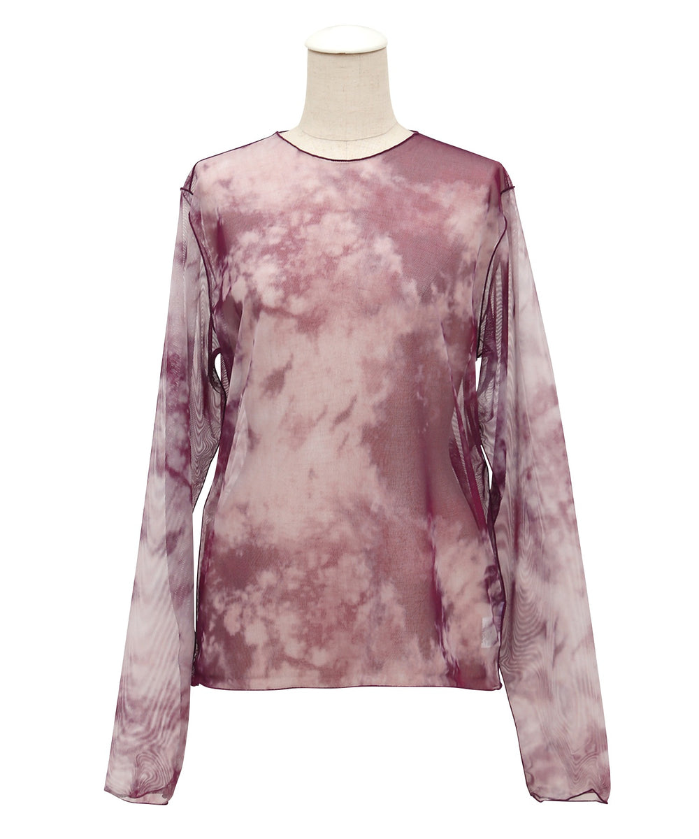 グラデーションシアートップス