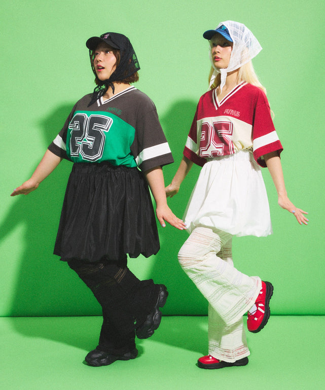 レースフリルフレアパンツ