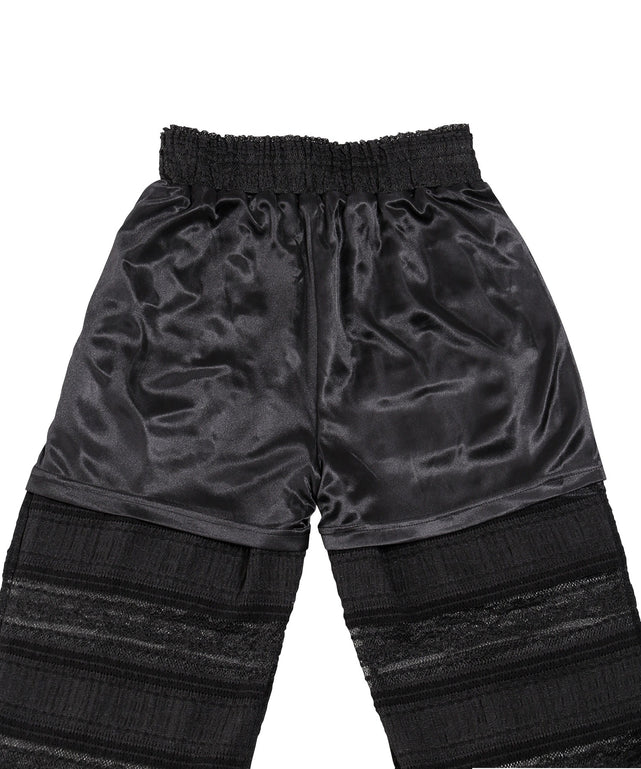 レースフリルフレアパンツ