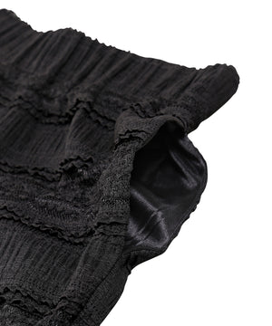 レースフリルフレアパンツ