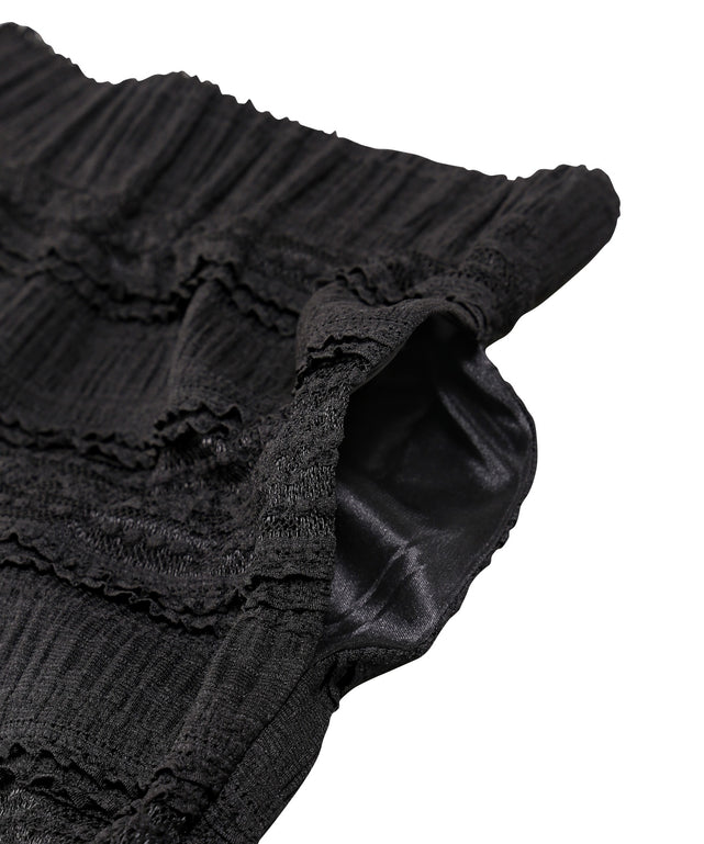 レースフリルフレアパンツ