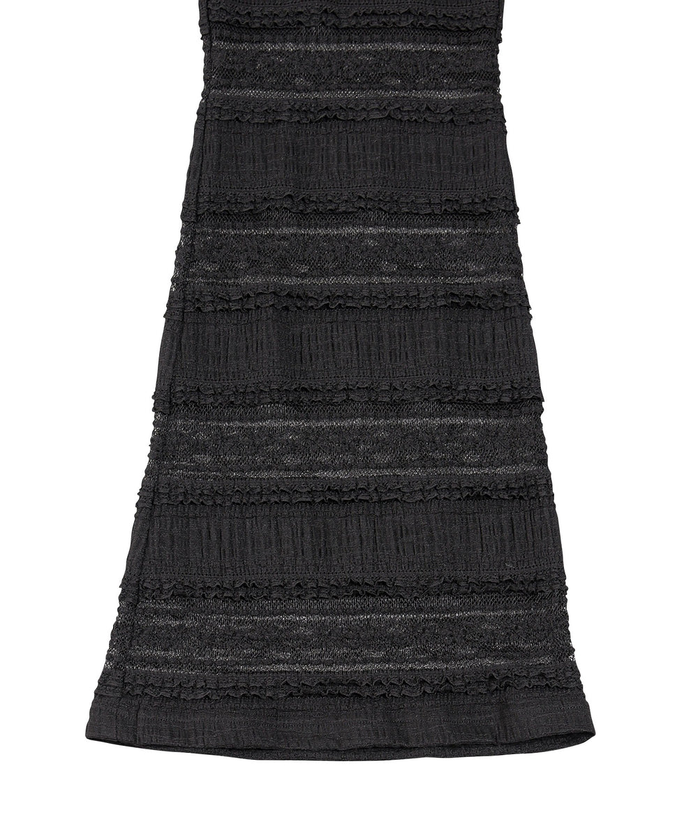 レースフリルフレアパンツ