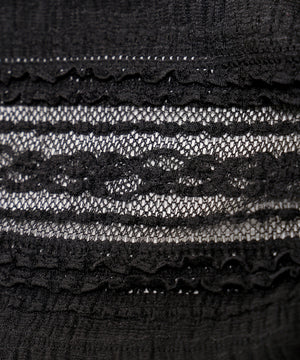 レースフリルフレアパンツ