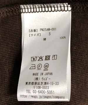 クルーネックカーディガン