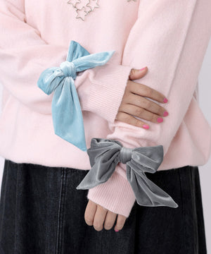 ベロアリボンシュシュ