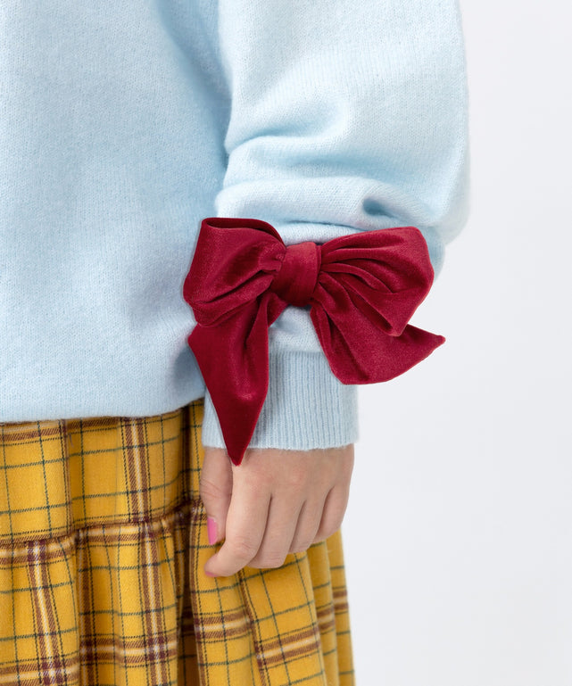 ベロアリボンシュシュ