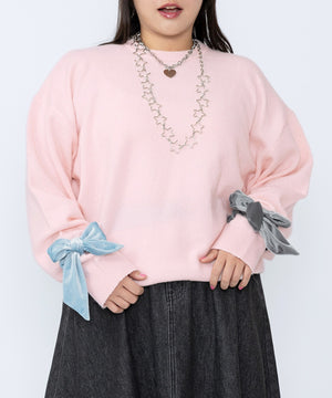 ベロアリボンシュシュ