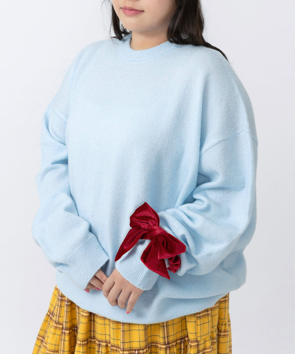 ベロアリボンシュシュ