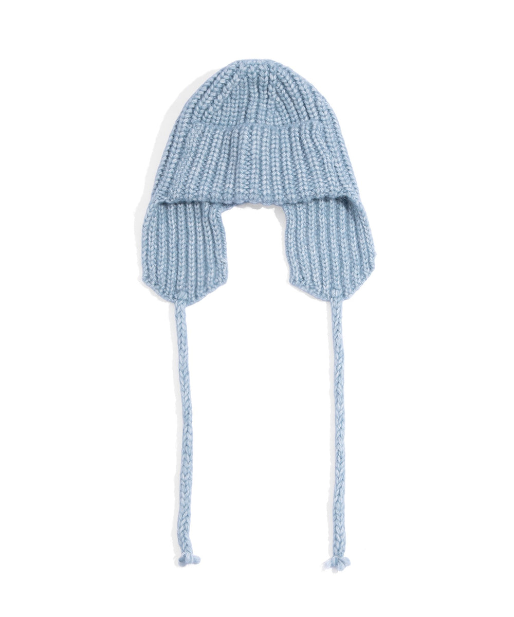 耳あて付きニット帽