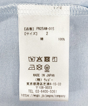 ベアスリーブプリントロンT