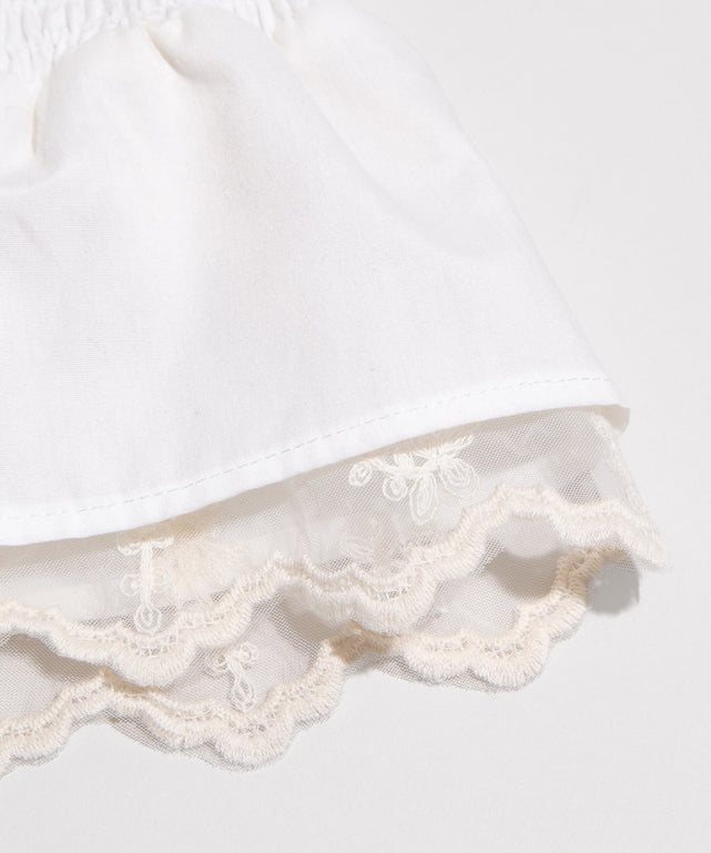 プリーツヘムシャツワンピース