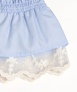 プリーツヘムシャツワンピース