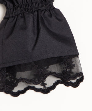 プリーツヘムシャツワンピース