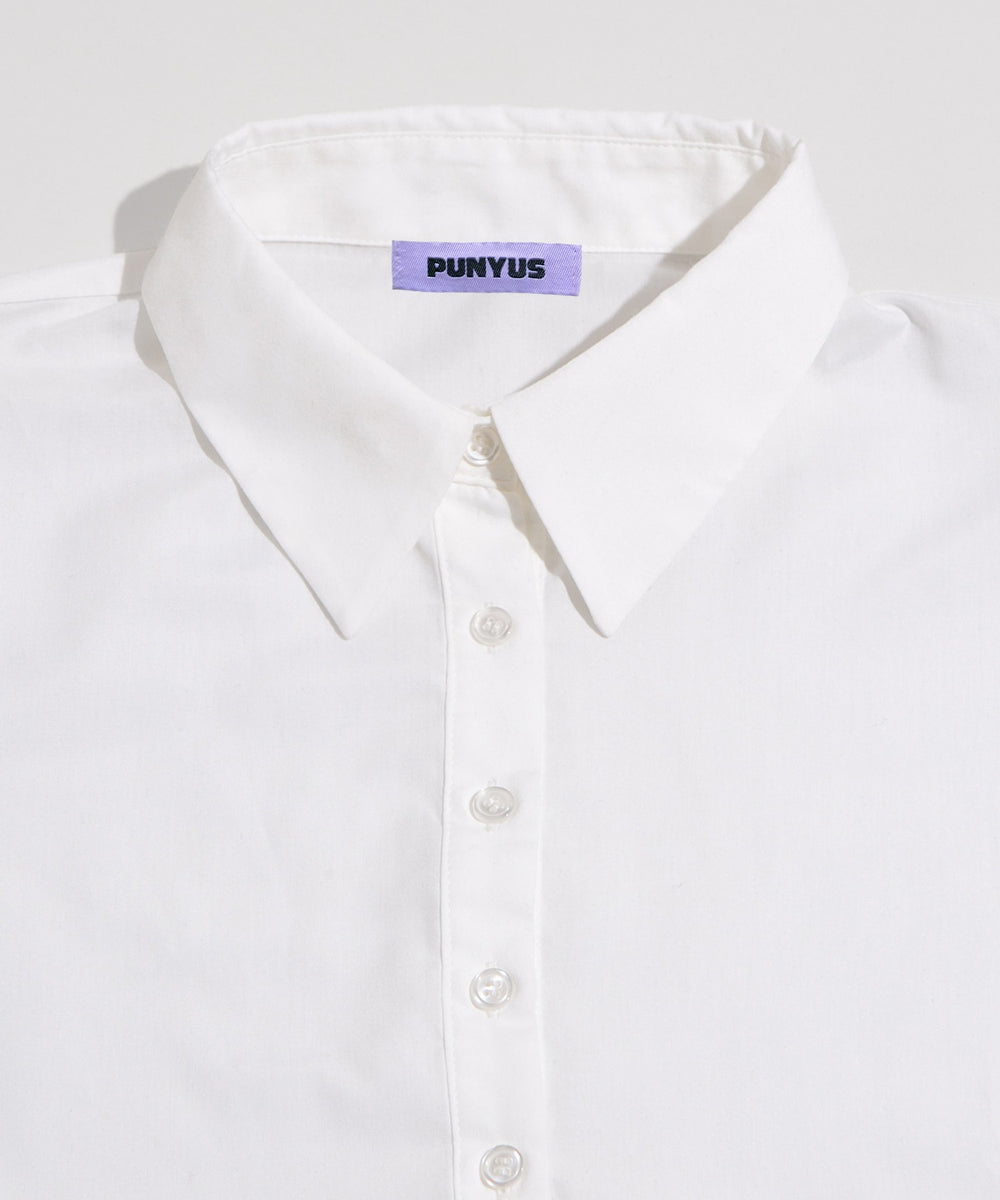 プリーツヘムシャツワンピース