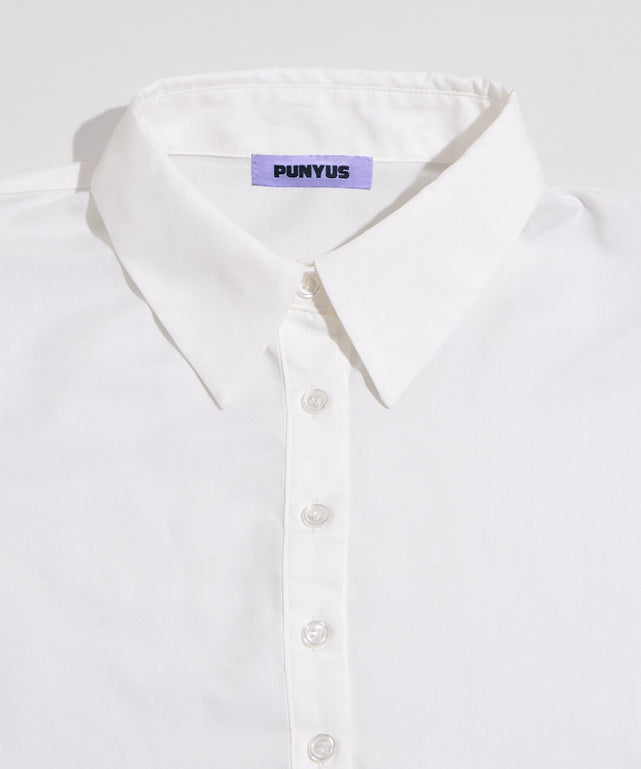 プリーツヘムシャツワンピース