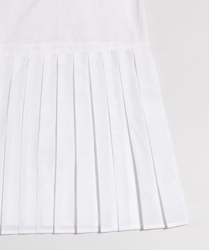 プリーツヘムシャツワンピース