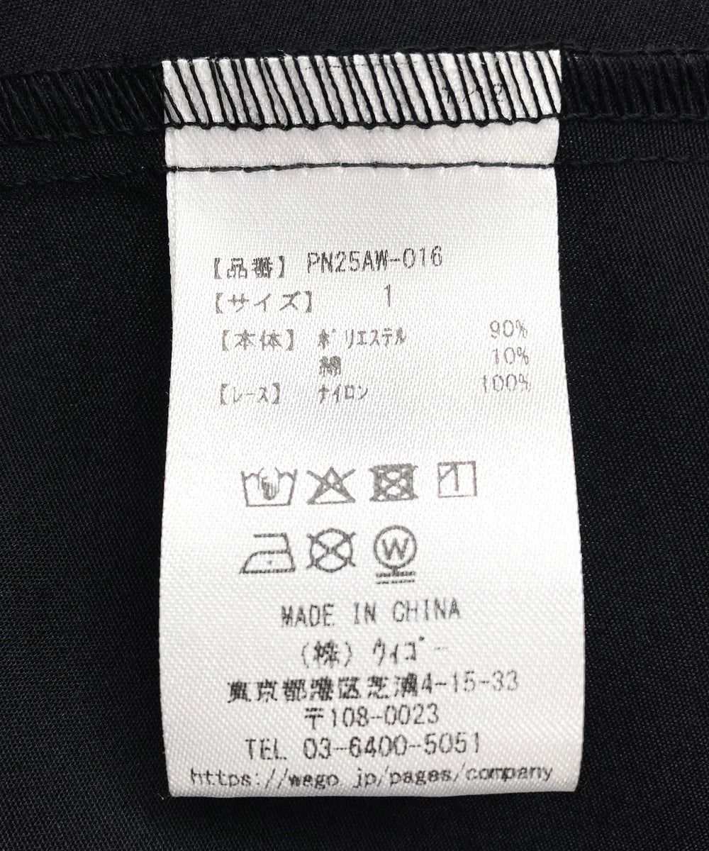 プリーツヘムシャツワンピース