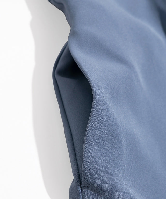 長袖パフスリーブワンピース