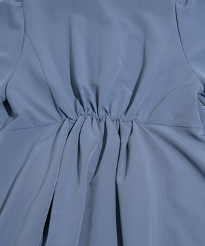 長袖パフスリーブワンピース