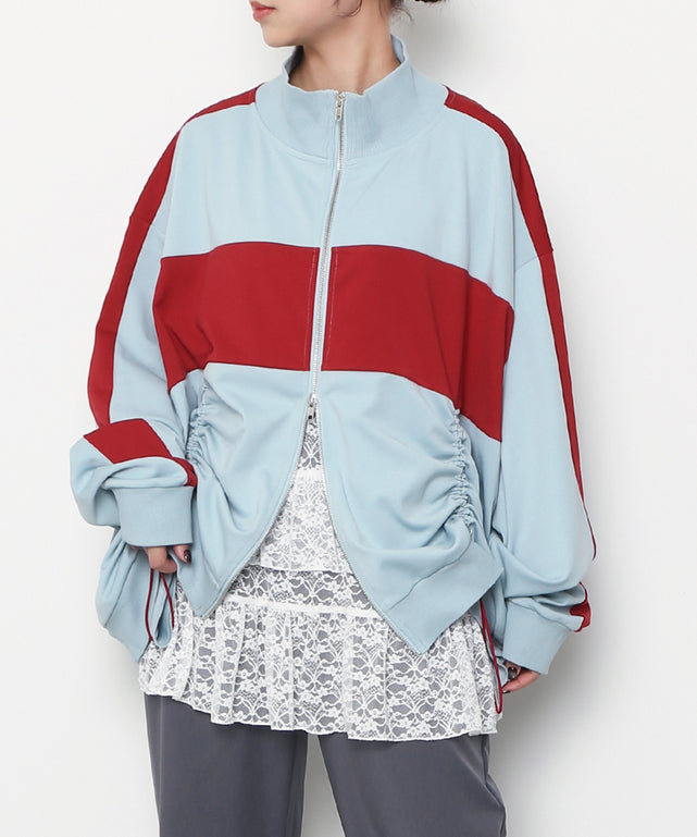 フロントドロストジャージトップ/身長：160cm　サイズ5