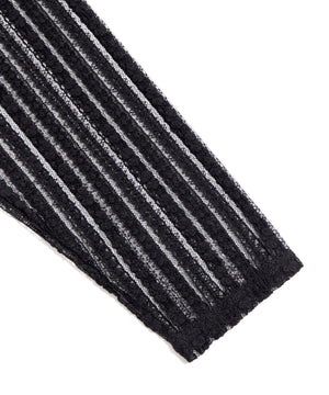 フロントリボンレースシャツ