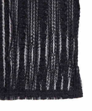 フロントリボンレースシャツ