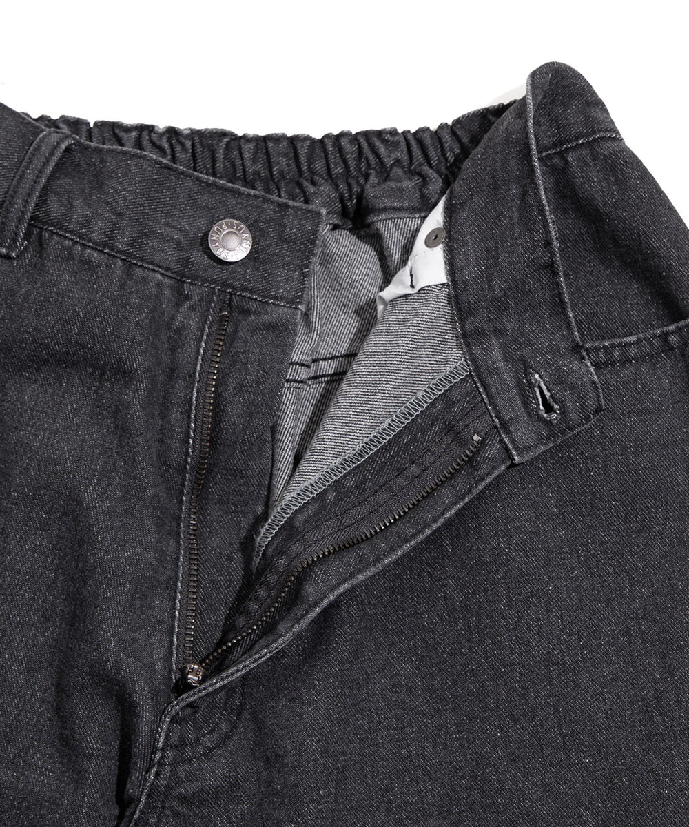ニータックデニムバギーパンツ