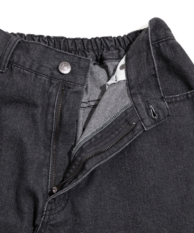 ニータックデニムバギーパンツ