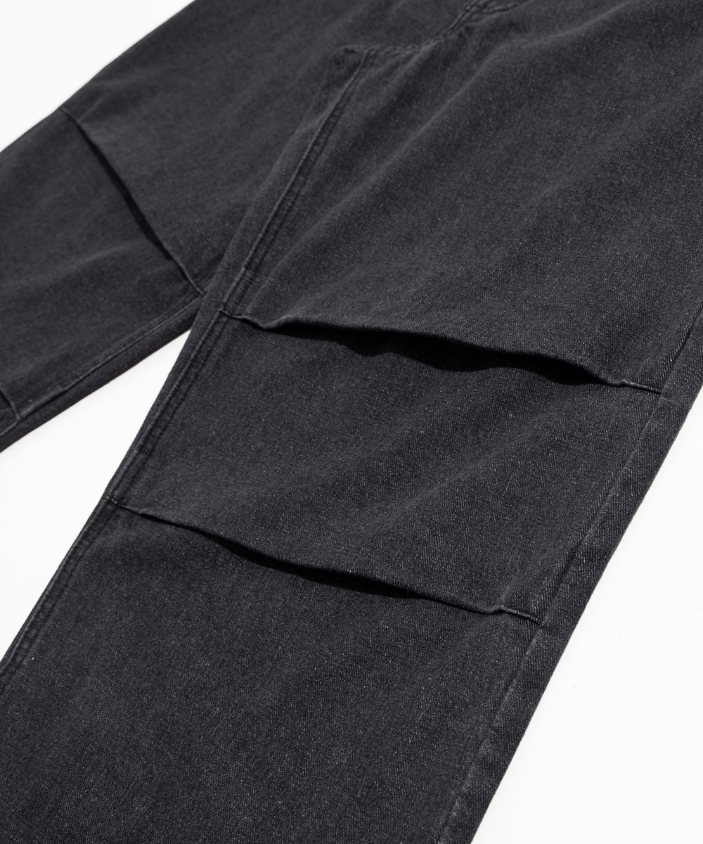 ニータックデニムバギーパンツ