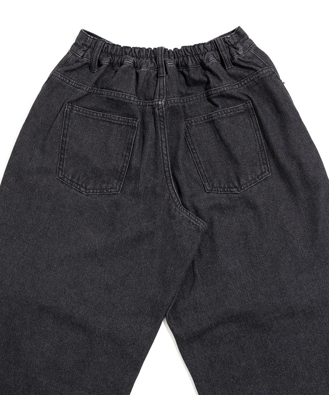 ニータックデニムバギーパンツ