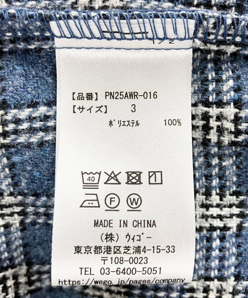 チェックビッグシャツ