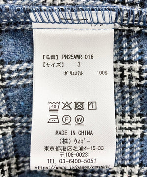 チェックビッグシャツ