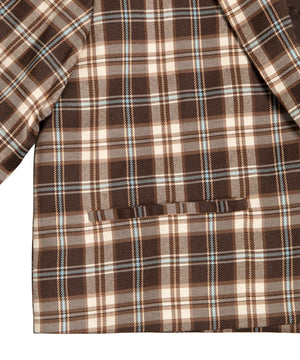 チェックショートジャケット