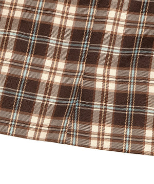 チェックショートジャケット