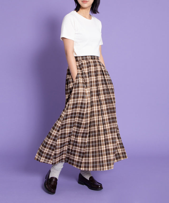 チェックプリーツロングスカート – WEGO ONLINE STORE