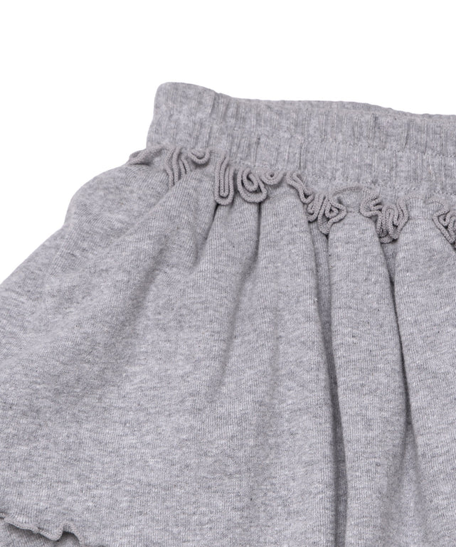 フリルレイヤードフレアパンツ