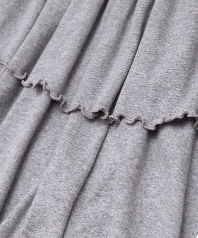 フリルレイヤードフレアパンツ