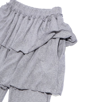 フリルレイヤードフレアパンツ