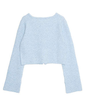 フロントリボンカーディガン