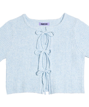 フロントリボンカーディガン