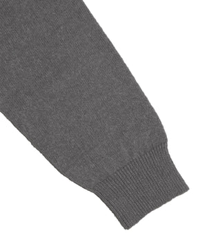 クルーネックカラーニット