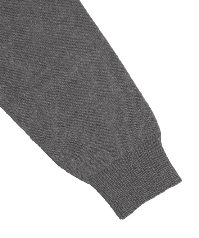 クルーネックカラーニット