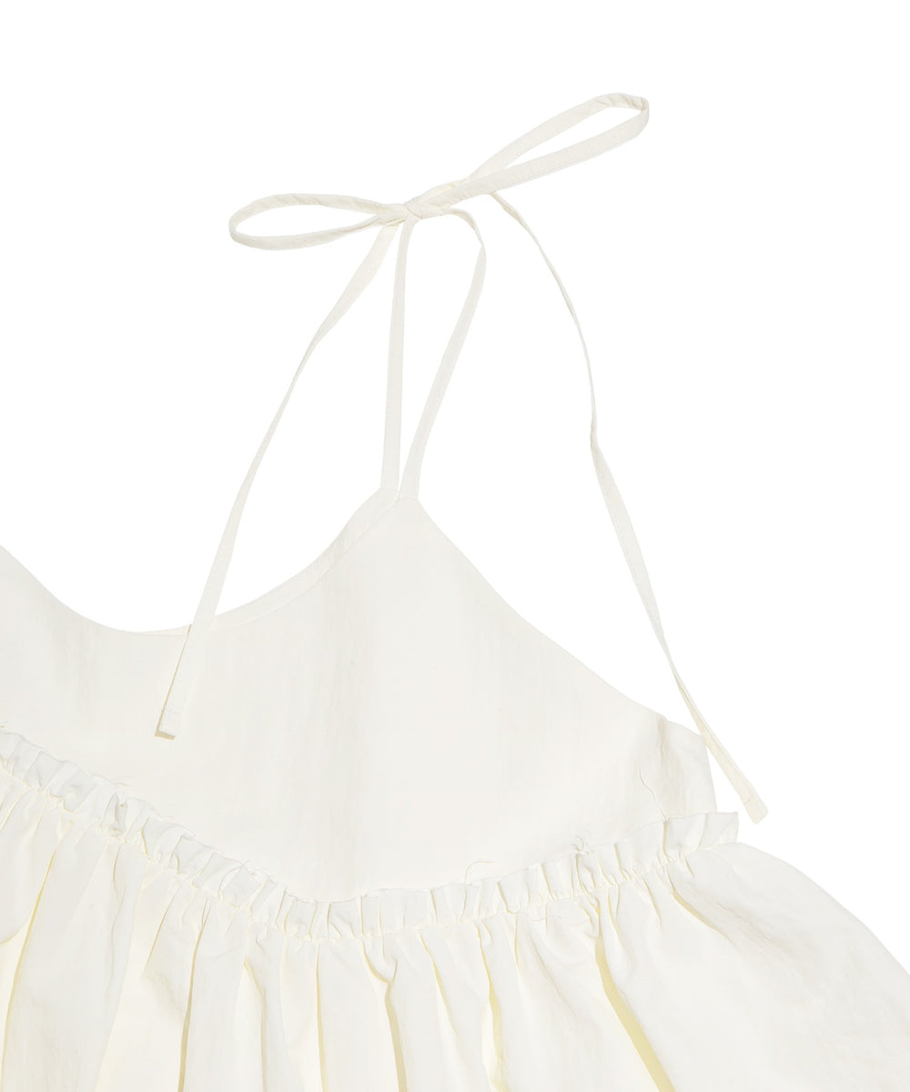 ナイロンリメイクキャミワンピース