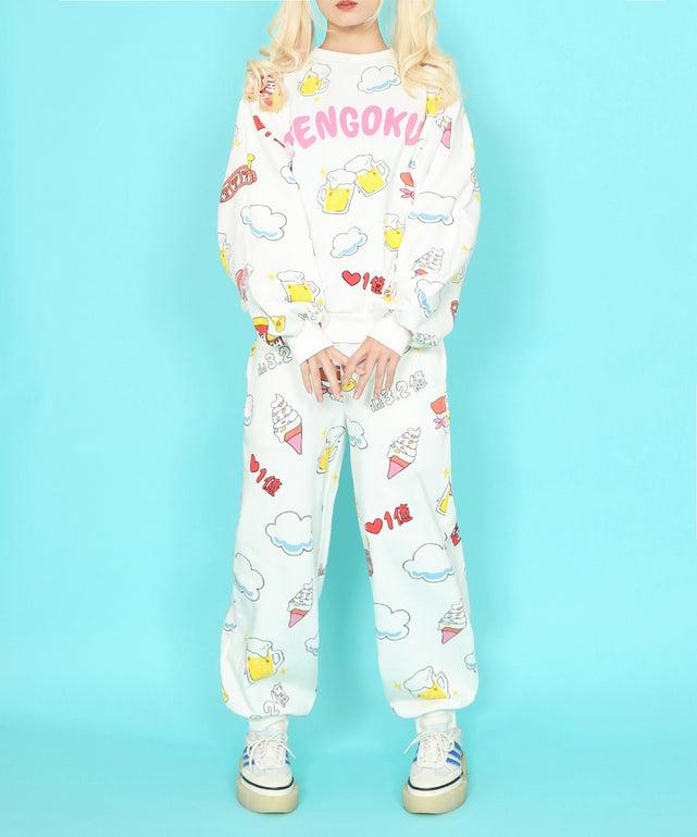 天国と地獄総柄スウェットパンツ – WEGO ONLINE STORE